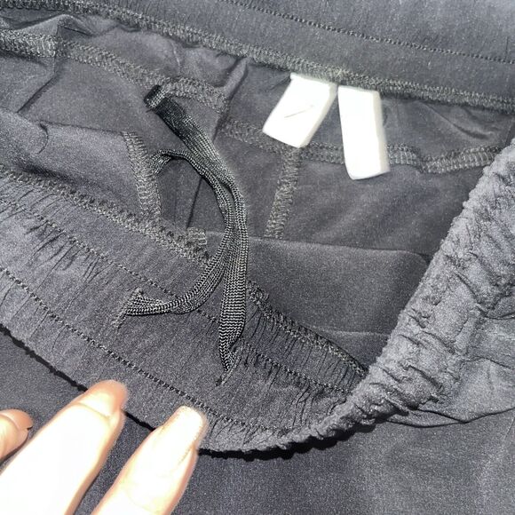 Black XS Zella Yoga Black Elastic Band Running Shorts W Pockets - Picture 5 of 8